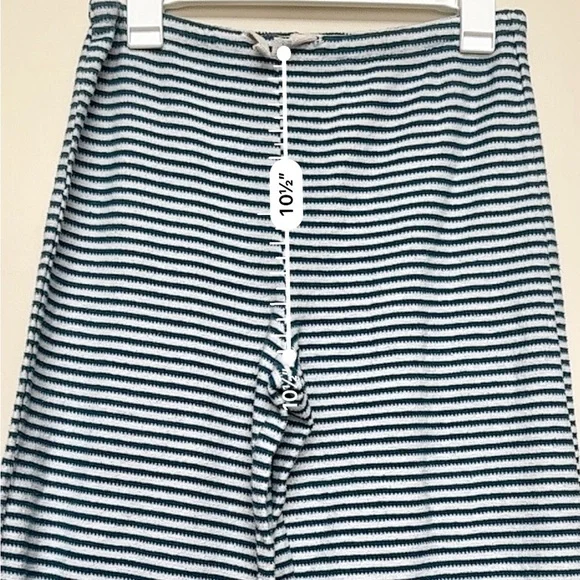 ZARA Striped Wide Leg Pants Co-ord Size Medium - Picture 8 of 11